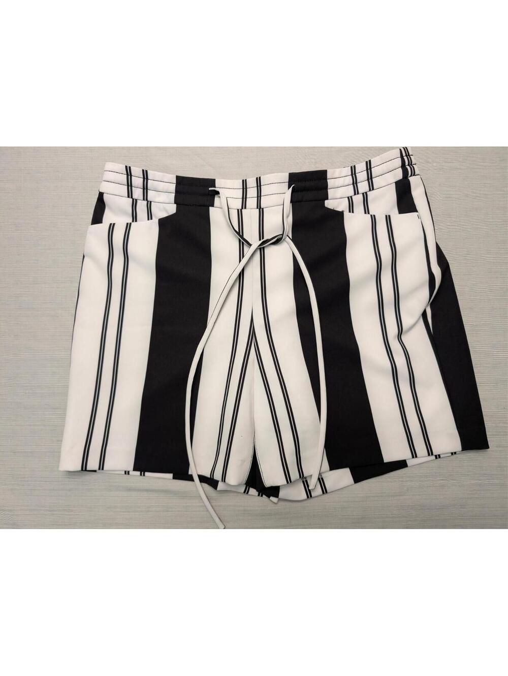 Inc Nolita Stripe Black White Shorts Medium